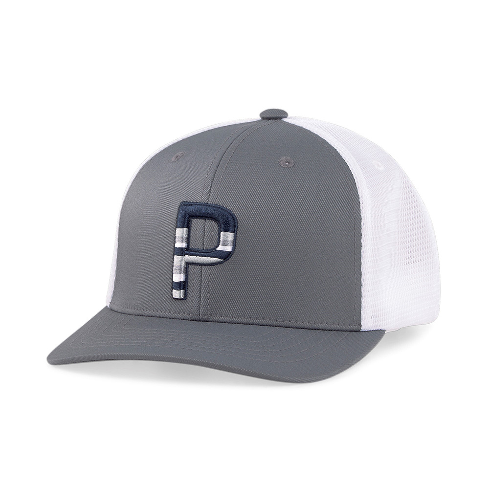'Puma Sundown Trucker P Snapback Cap Herren grau/weiss' 'Puma Sundown Trucker P Snapback Cap Herren grau/weiss' von 'Puma Golf'