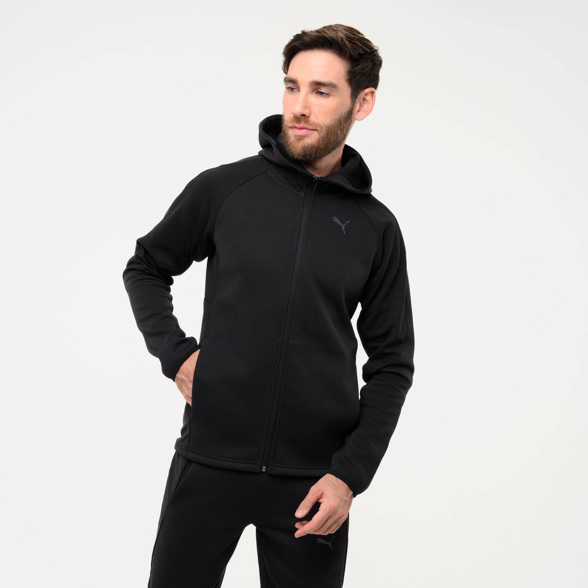 Kapuzenjacke Herren - Active schwarz von Puma