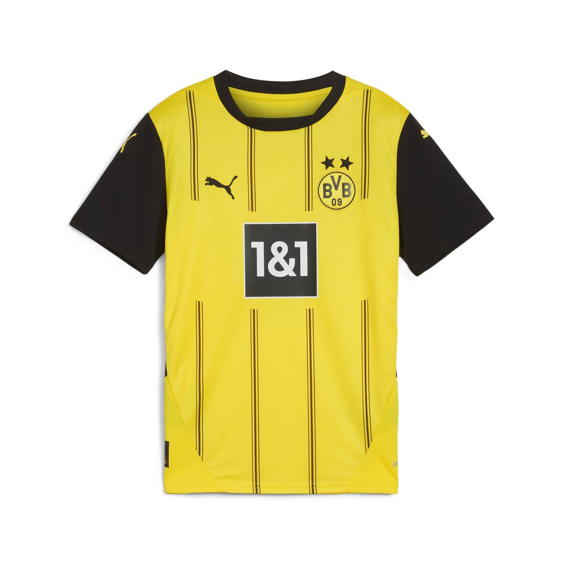 Kinder Fußball Trikot - BVB Borussia Dortmund Heimtrikot Saison 24/25 von Puma