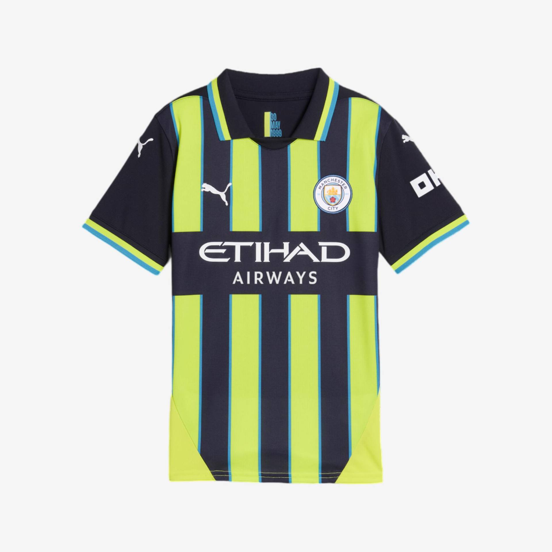 Kinder Fussball Trikot Manchester City Saison 24/25 Auswärts von Puma