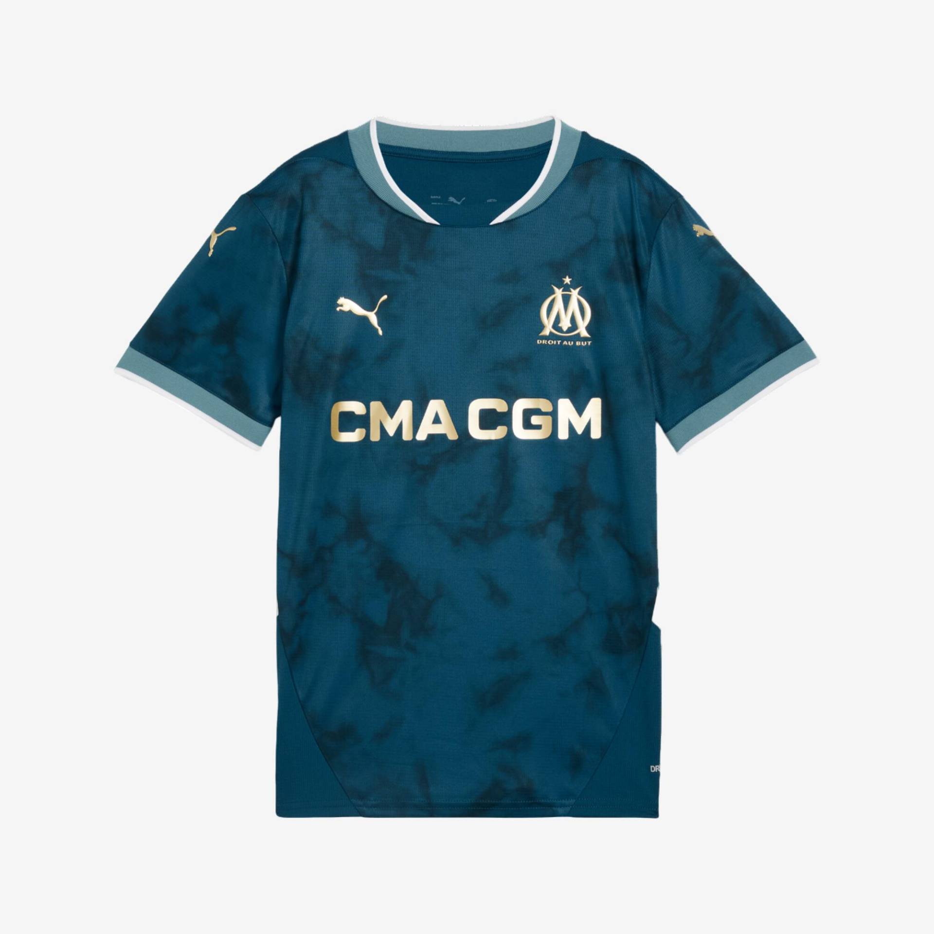 Kinder Fussball Trikot - Olympique Marseille Auswärts Saison 24/25 von Puma