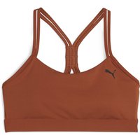 PUMA 4Keeps Ultrabare Strappy Mid Support Sport-BH Damen 81 - teak L von Puma