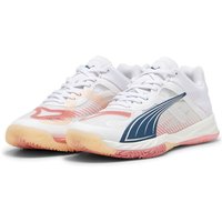 PUMA Accelerate Nitro SQD Hallenschuhe Damen 01 - PUMA white/ocean tropic/passionfruit/fizzy melon 44.5 von Puma