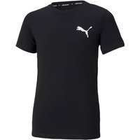 PUMA Active Small Logo T-Shirt Jungen PUMA black 128 von Puma