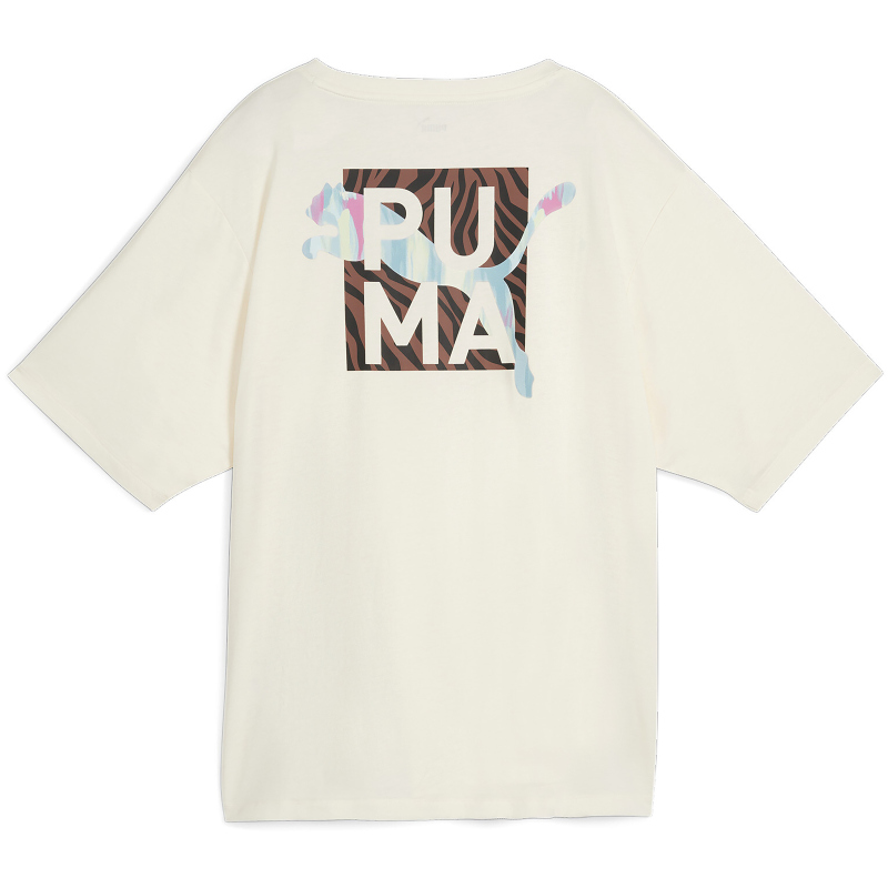 PUMA Animal Remix Boyfriend Trainingsshirt Damen 87 - sugared almond XS von Puma