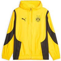 PUMA BVB Borussia Dortmund Aufwärmjacke 01 - cyber yellow-puma black L von Puma