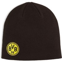 PUMA BVB Borussia Dortmund Cuffless Beanie 02 - PUMA black/faster yellow von Puma