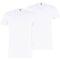 PUMA Basic Herren V-Ausschnitt T-Shirt 2er-Pack von Puma