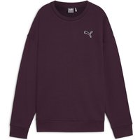 PUMA Better Essentials Fleece Sweatshirt Damen 44 - midnight plum S von Puma