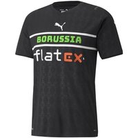 PUMA Borussia Mönchengladbach 3rd Trikot 2021/22 mit Sponsor PUMA black/classic green XXL von Puma