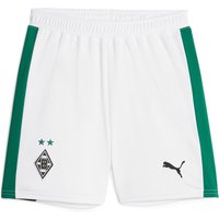 PUMA Borussia Mönchengladbach CB Shorts 2023/24 Kinder 01 - PUMA white-power green 176 von Puma