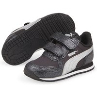 PUMA Cabana Racer Glitz Baby-Sneaker mit Klettverschluss PUMA silver/PUMA black/PUMA silver 20 von Puma