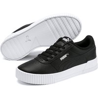 PUMA Carina Leder Sneaker Damen PUMA black/PUMA white/PUMA silver 37 von Puma