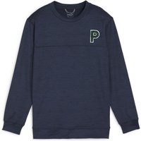 PUMA Cloudspun Crewneck Golf-Sweatshirt Jungen 01 - deep navy 152 von Puma