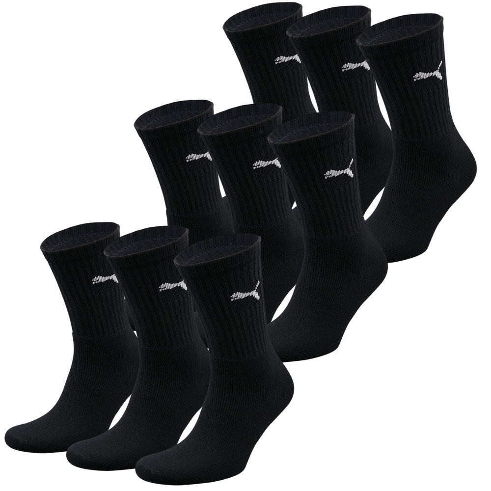 PUMA Crew-Socken Unisex Schwarz (6er-Pack) von Puma