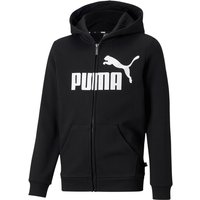 PUMA Essentials Big Logo Fleece-Kapuzenjacke Jungen PUMA black 176 von Puma