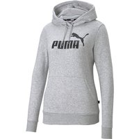 PUMA Essentials Logo Terry-Hoodie Damen light gray heather XS von Puma