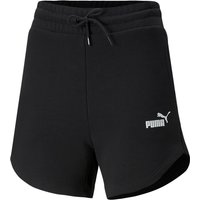 PUMA Ess High-Waist Sweatshorts Damen PUMA black M von Puma