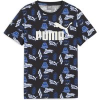 PUMA Essentials+ Mid 90s Print T-Shirt Jungen 01 - PUMA black 164 von Puma