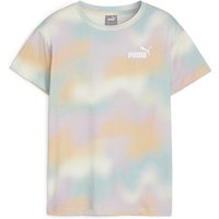 PUMA Essentials+ Summer Daze Print T-Shirt Mädchen 45 - peach fizz 164 von Puma