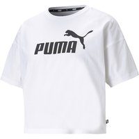 PUMA Essentials Cropped Logo T-Shirt Damen PUMA white L von Puma