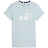 PUMA Essentials Logo T-Shirt Damen 25 - turquoise surf L von Puma