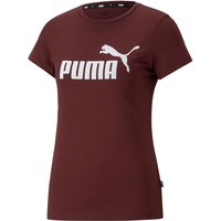 PUMA Essentials Logo T-Shirt Damen aubergine S PUMA Essentials Logo T-Shirt Damen aubergine S von Puma