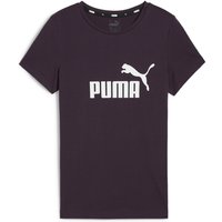 PUMA Essentials Logo T-Shirt Mädchen 39 - midnight plum 128 von Puma