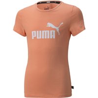PUMA Essentials Logo T-Shirt Mädchen peach pink 176 von Puma