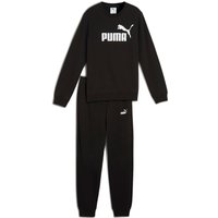 PUMA Essentials No.1 Logo French Terry Crew Jogginganzug Jungen 01 - PUMA black 164 von Puma