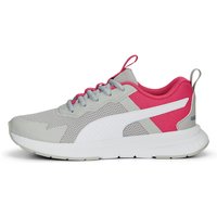 PUMA Evolve Run Mesh Sneaker Kinder 08 - cool light gray/puma white/glowing pink 37.5 von Puma