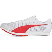 PUMA Evospeed Distance 11 Leichtathletik-Schuhe 03 - PUMA white/PUMA red/metallic silver 44 von Puma