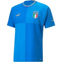 PUMA FIGC Italien Authentic Heimtrikot 2022/23 Herren ignite blue/ultra blue M von Puma