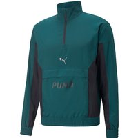 PUMA FIT Woven 1/2-Zip Trainingsjacke Herren varsity green S von Puma