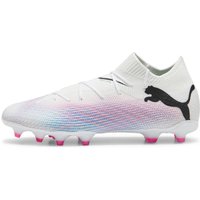 PUMA Future 7 Pro FG/AG Fußballschuhe Kinder 01 - PUMA white/PUMA black/poison pink 33 von Puma