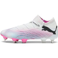 PUMA Future 7 Ultimate MxSG Stollen-Fußballschuhe Herren 01 - PUMA white/PUMA black/poison pink 39 von Puma