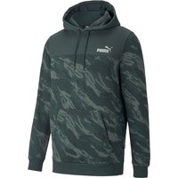 PUMA Graphic Camouflage Fleece Hoodie Herren green gables S von Puma