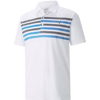 PUMA Grint Golf Poloshirt Herren 04 - bright white/marina S PUMA Grint Golf Poloshirt Herren 04 - bright white/marina S von Puma