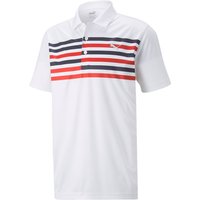 PUMA Grint Golf Poloshirt Herren 03 - bright white/ski patrol XS PUMA Grint Golf Poloshirt Herren 03 - bright white/ski patrol XS von Puma