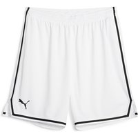 PUMA Hoops Team Game Basketballshorts Damen 02 - PUMA white M von Puma