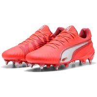 PUMA King Ultimate MxSG Stollen-Fußballschuhe 01 - glowing red/puma white/red fire 44 von Puma