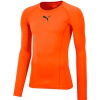 PUMA LIGA Baselayer langarm Funktionsshirt Herren 08 - golden poppy XXL von Puma