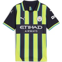 PUMA Manchester City FC Auswärtstrikot 2024/25 Kinder 02 - new navy/yellow glow 140 von Puma