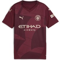 PUMA Manchester City FC Ausweichtrikot 2024/25 Kinder 03 - dark jasper 164 von Puma