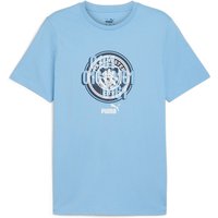 PUMA Manchester City FC ftblCulture T-Shirt Herren 39 - team light blue XXL von Puma