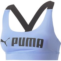 PUMA Mid Impact FIT Sport-BH Damen 28 - elektro purple M von Puma
