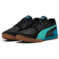 PUMA Pressing IV Hallen-Fußballschuhe 11 - PUMA black/aquatic/tropical blue/PUMA white 46 PUMA Pressing IV Hallen-Fußballschuhe 11 - PUMA black/aquatic/tropical blue/PUMA white 46 von Puma