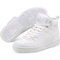 PUMA Rebound Joy Mid-Top Sneaker Kinder PUMA white/PUMA white/limestone 38 PUMA Rebound Joy Mid-Top Sneaker Kinder PUMA white/PUMA white/limestone 38 von Puma