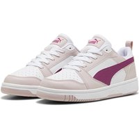 PUMA Rebound V6 Lo Sneaker Kinder 14 - mauve mist/magenta gleam/puma white 37 von Puma