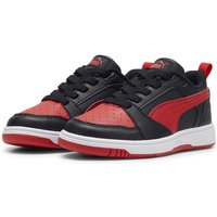 PUMA Rebound V6 Low AC Sneaker Kinder 11 - PUMA black/for all time red 33 von Puma